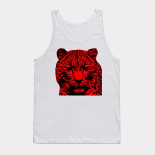 Red Leopard Tank Top